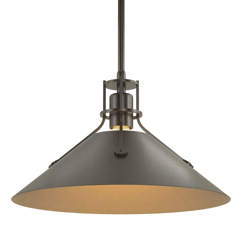 Henry 1 - Light Single Cone Pendant, 56.3'' H X 14.4'' W X 14.4'' D, Oil Rubbed Bronze, Oil Rubbed Bronze