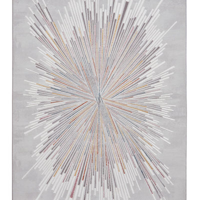 Creation area rug Machine Woven Rectangle Pink