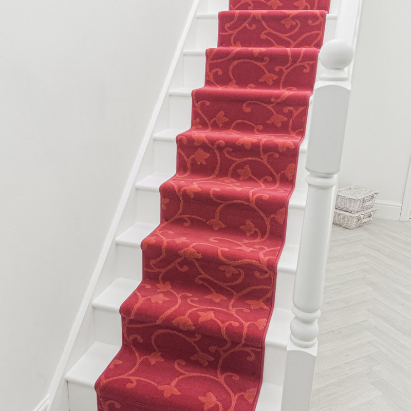 Stair Runner Floral Area Rug, Stair Runner 60 x 450 cm
