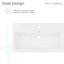 Lavabo mural large Swiss Madison Voltaire-101462183