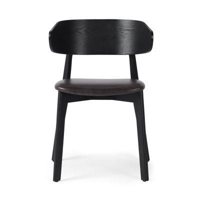 Chaise d'appoint en cuir Kassel