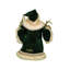Lighted Woodland Emerald Santa Figurine
