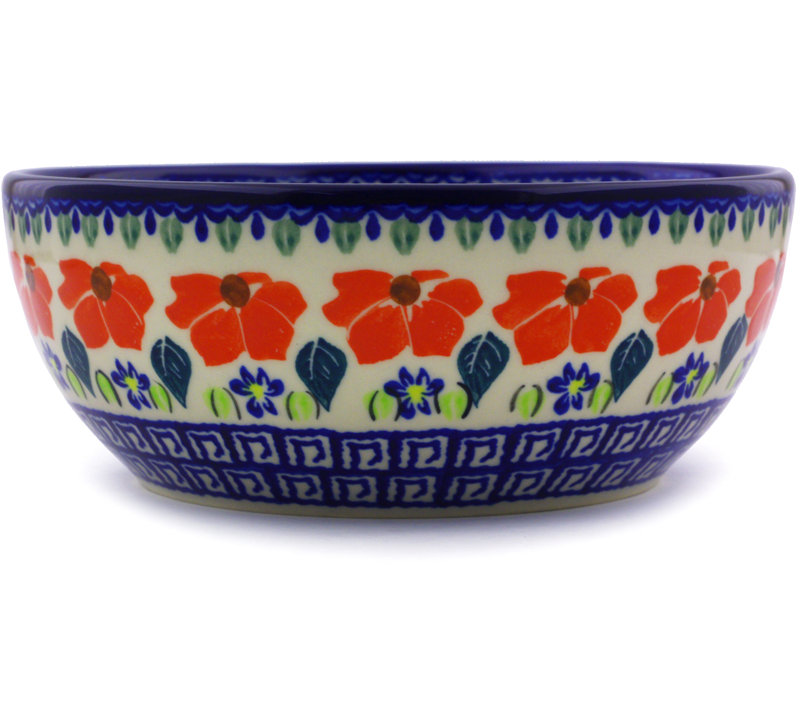 Handmade Stoneware Dessert Bowl, 2.76" H x 6.97" W