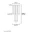 Aliceann 3 Light Glass Dimmable LED Pendant-1086441616-1086441617
