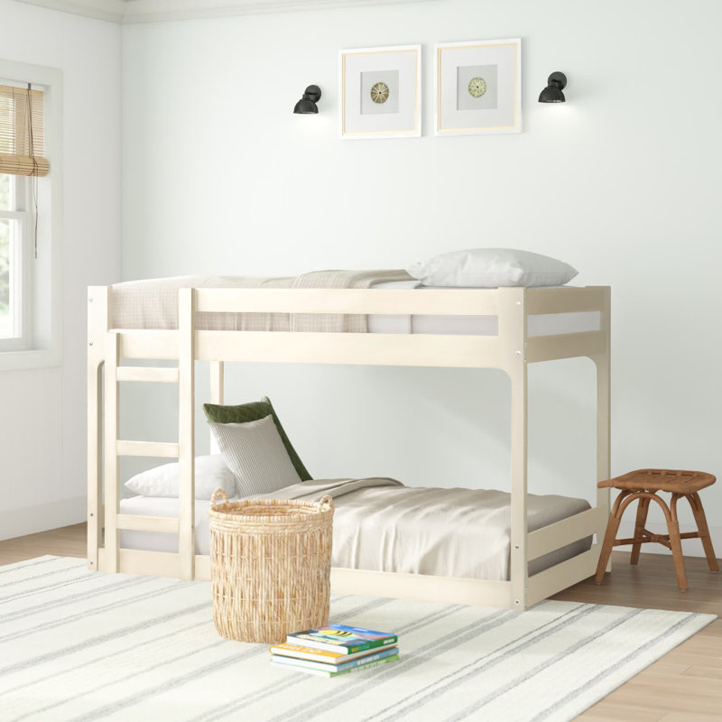 Flinchum Kids Twin Bunk Bed, White