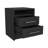 Nightstand Cartiz, Two Drawers, Black Wengue Finish-101094920