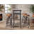 Jinhee 4 - Person Pine Solid Wood Top Four Leg Dining Set