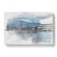New Jersey Skyline In Abstract - Wrapped Canvas-55309133