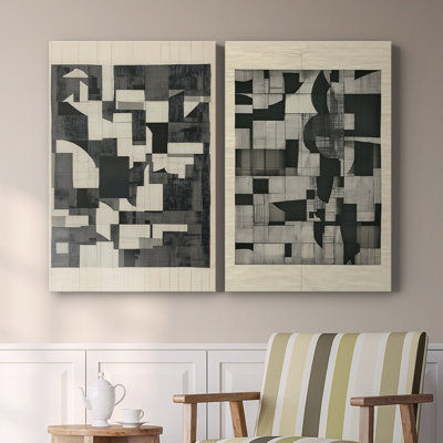 ABSTRACT Series DCCCLxxiii - Toile tendue avec châssis de qualité supérieure - Prêt à être accroché