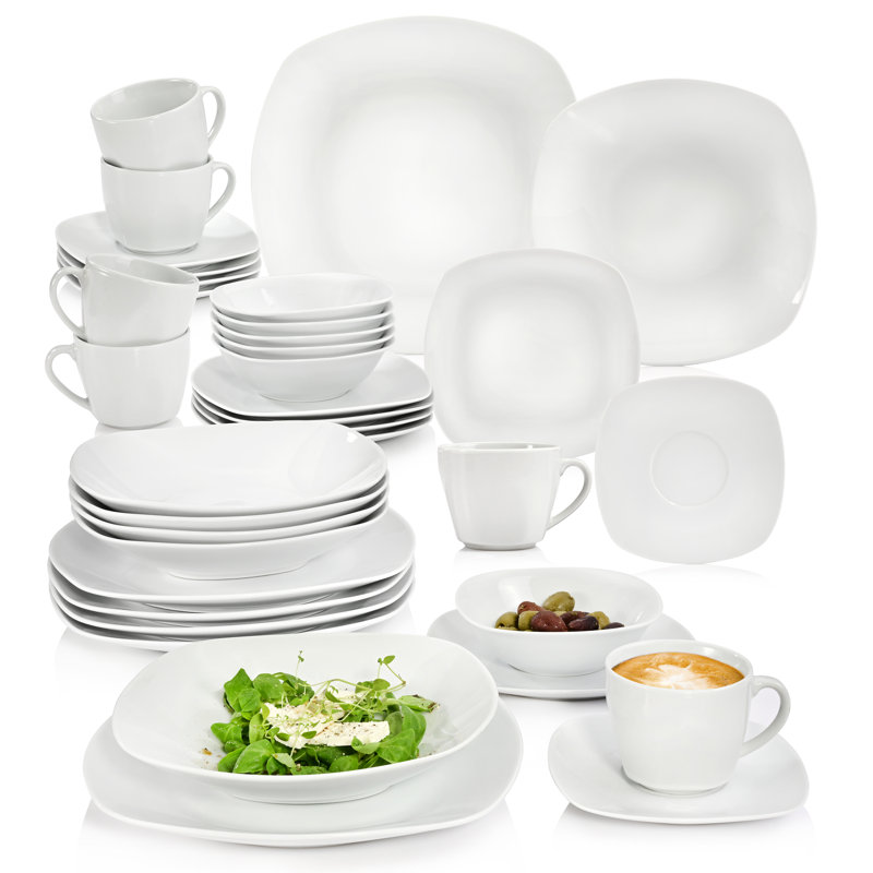 Aloma 36 Piece Dinnerware Set, Service for 6