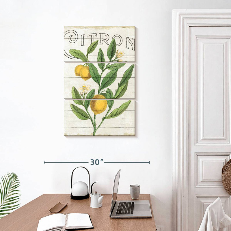 Yarlin Classic Citrus I Shiplap, H 32 po x l 20 po