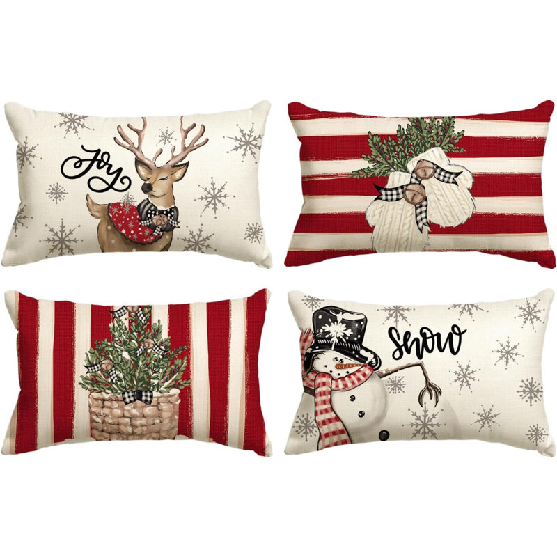  Coussin réversible, Rouge