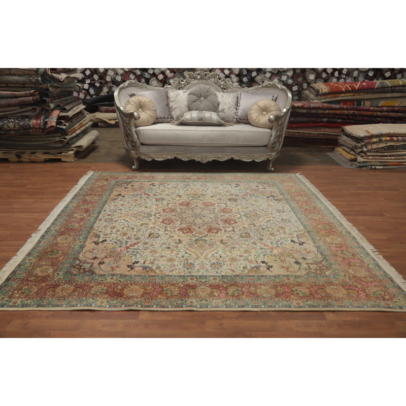 Tapis traditionnel rétro 8 x 8