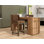 Structure et base en bois, tabouret de bar rembourré