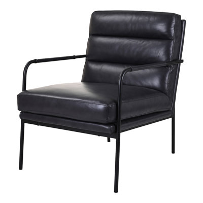 Keeley 23.5" W Top Grain Leather Armchair