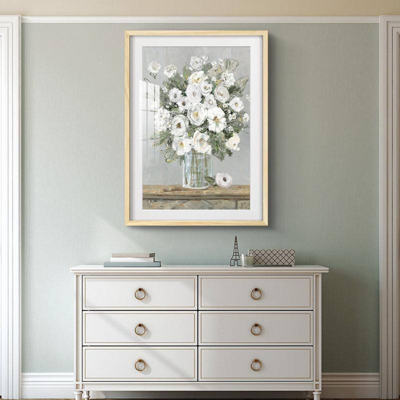 Toile tendue Emerald Ice I - galerie, Naturel, H 28,5 po x l 20,5 po