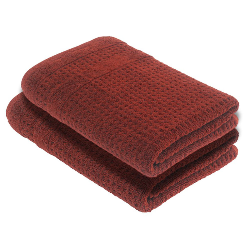 Luxury Turkish Hand Towels, 100% Turkish Cotton, Quick Drying, High Absorbency, Soft Towels For Home and Bath, Oversized 20"W x 30"L 2-Piece Plush Hand Towels, Checkers Style
