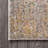 Lasley Contemporary POP Modern Abstract Vintage Waterfall Blue/Brown/Orange Rug-1673220623