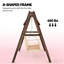 Support de chaise balançoire de jardin, support de chaise suspendue en A, support de chaise suspendue pour l'extérieur