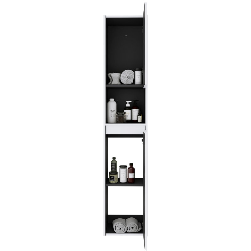 Armoire de salle de bain 12 ", Blanc