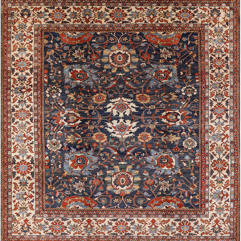 Manase Oriental Indoor Rug, Square 6'