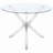 Isolde Chrome 41" Dining Table