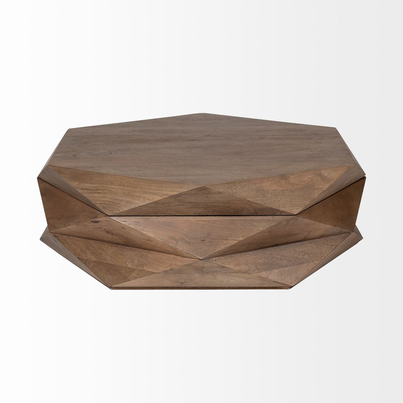 Table basse 48 po, Brun