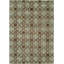 Wool Geometric Area Rug in Light Blue-17654594