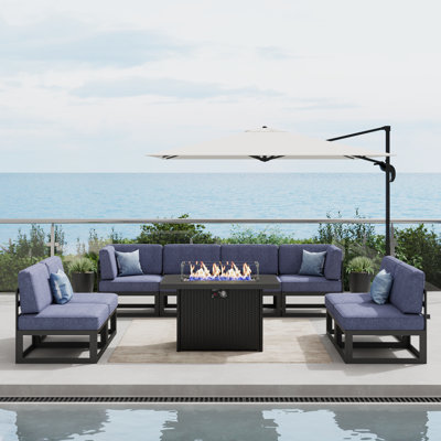 Corso 8 - Person Patio Conversation Set with Cushions