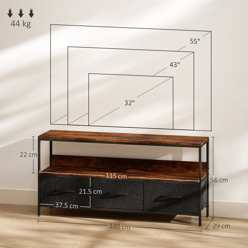 Unfinished TV Stand for TVs up to 55"