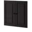 Elona 213 cm H x 245 cm W Solid Wood Library Bookcase-71015393-83078775