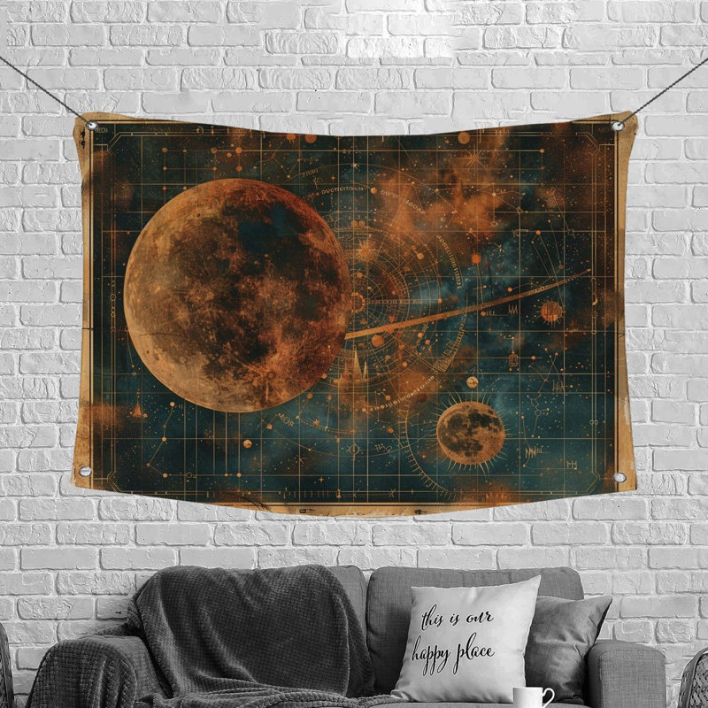 Tapisserie en microfibre, H 68 po x l 80 po
