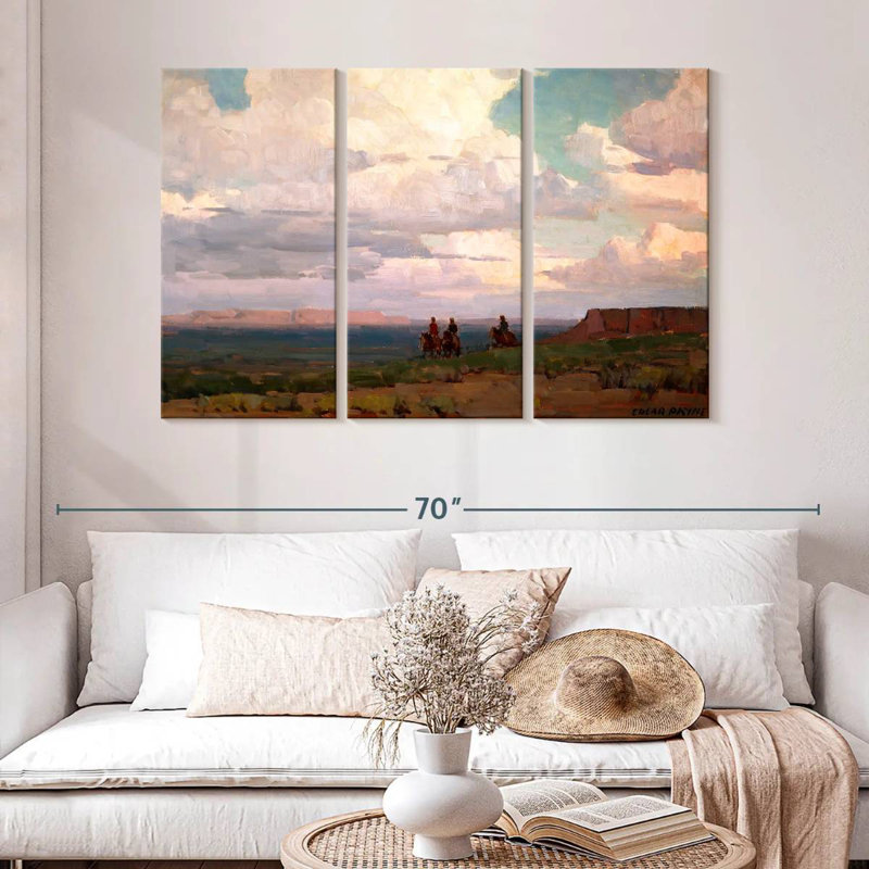 Lelar Near Canyon De Chelly, 32" H x 50" W