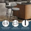 Tabouret de comptoir pivotant 27 po Bayville-114314621