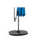 Parasol à DEL 10 pi pour divertissement dans la cour arrière - Parasol suspendu bleu foncé, base stable-79214168