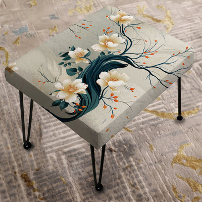 Zen Elegance - Oriental Rectangle Ottoman