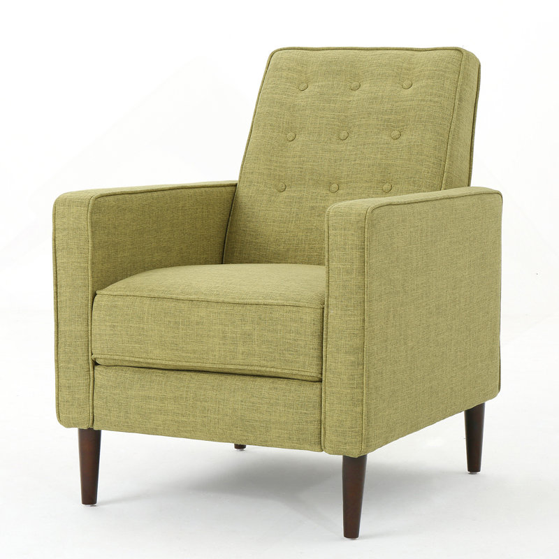 Canapé inclinable en tissu Mid-Century, Vert