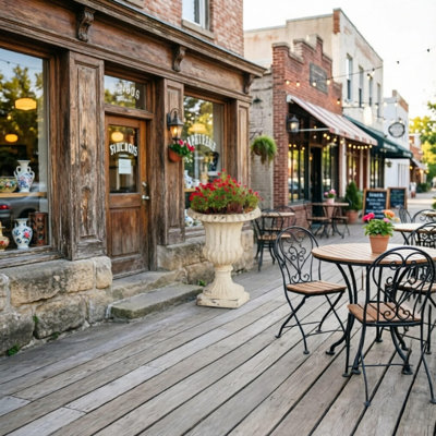 Urne de jardin MGO avec finition antique, décoration extérieure élégante pour les patios et les paysages.