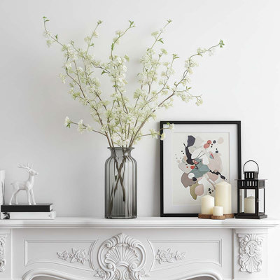 4Pcs Artificial Plants, 40" Green Snow Willow Faux Branches For Vase Faux Greenery Stems, Artificial Branches Fake Plants For Wedding Party Shop Garden Hotel Restaurant Office Kitchen Table Centerpiece Home Decor