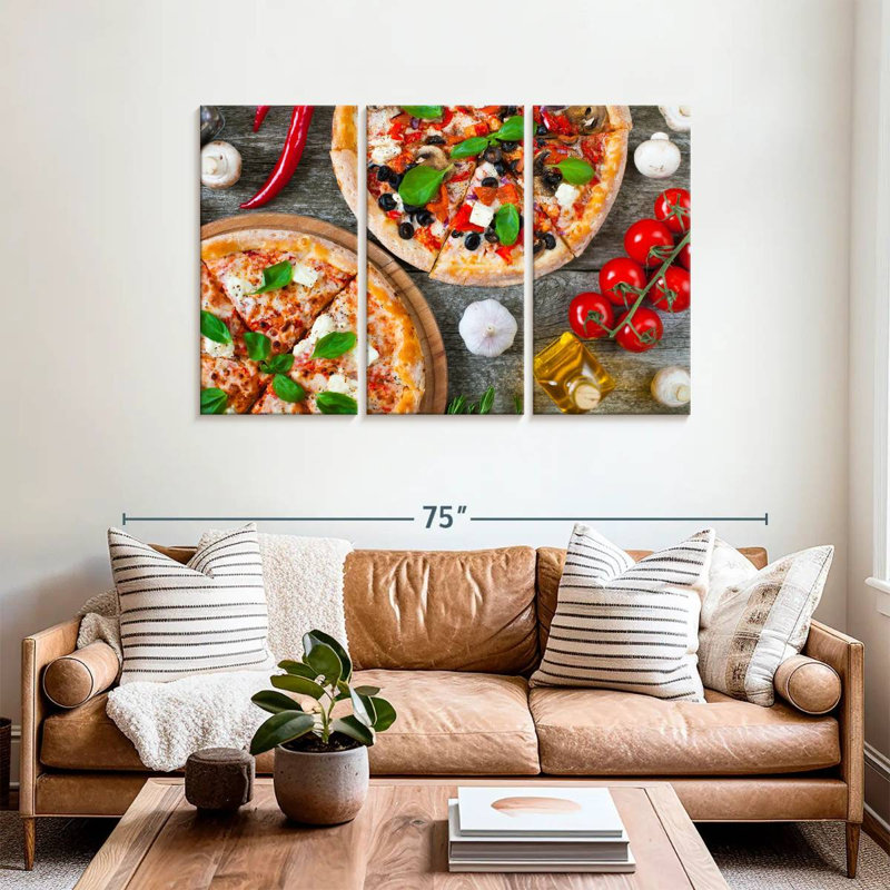 Yarlin pizza maison, H 36 po x l 57 po