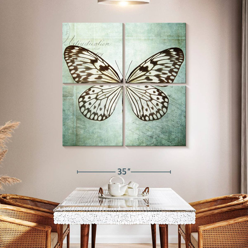 Brampt French Butterfly VI, 45" H x 45" W