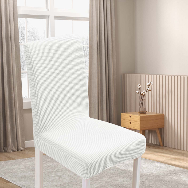 Housse de chaise de salle à manger Housse de chaise de cuisine extensible couleur de coussin de chaise 11, H