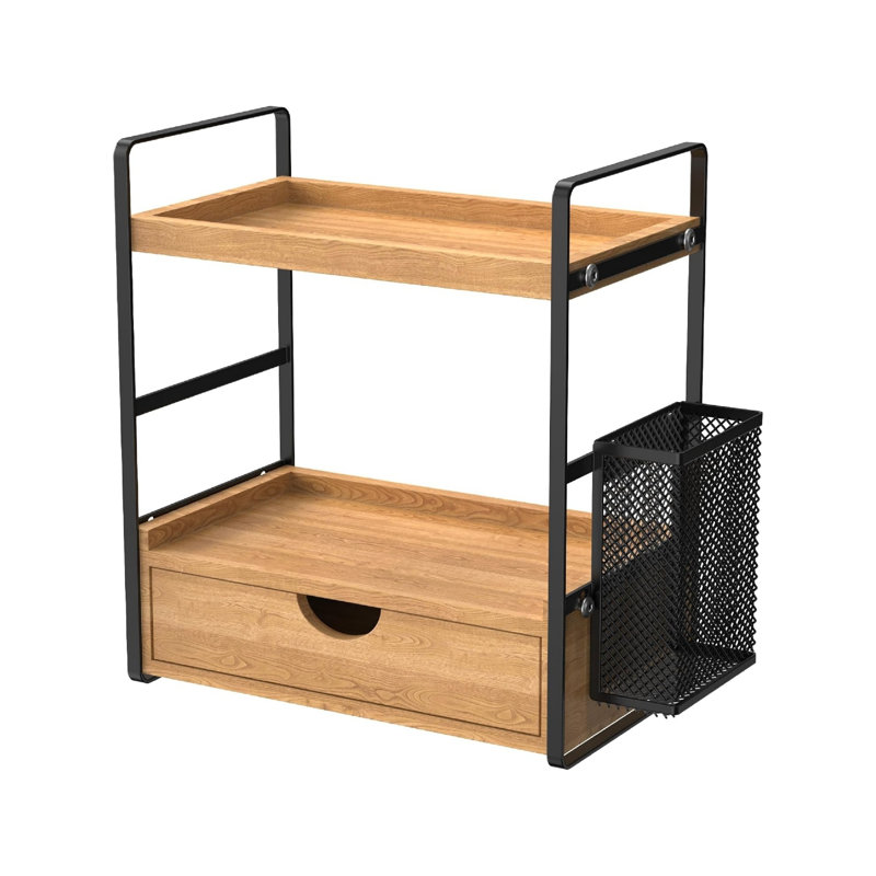 Skincare Perfume Organiser 2-Tier Wood Storage