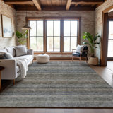 Tapis à rayures Melvin AMF1167 lavable à la machine de qualité supérieure