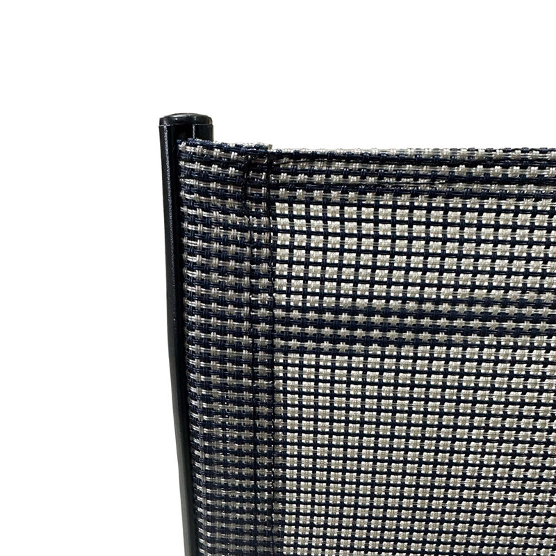 Ensemble de 2 chaises d'extérieur portatives empilables, Gris