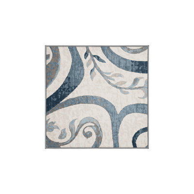 Tapis gris lavable à la machine