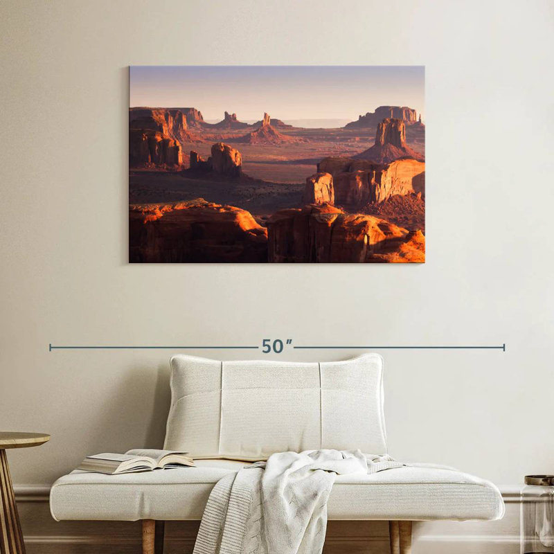 Alvord Radiant Monument Valley, H 26 po x l 39 po