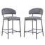 Tabouret de comptoir 24,38 po Jerwin-1031612094