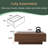  Fully Assembled 2-Drawer Square Coffee Table-2006428649-2006366653