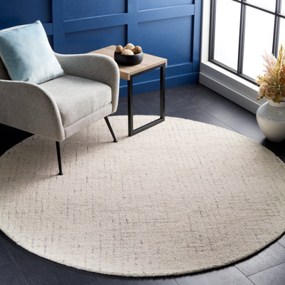 Rheuben Striped Wool Hand Tufted Area Rug
